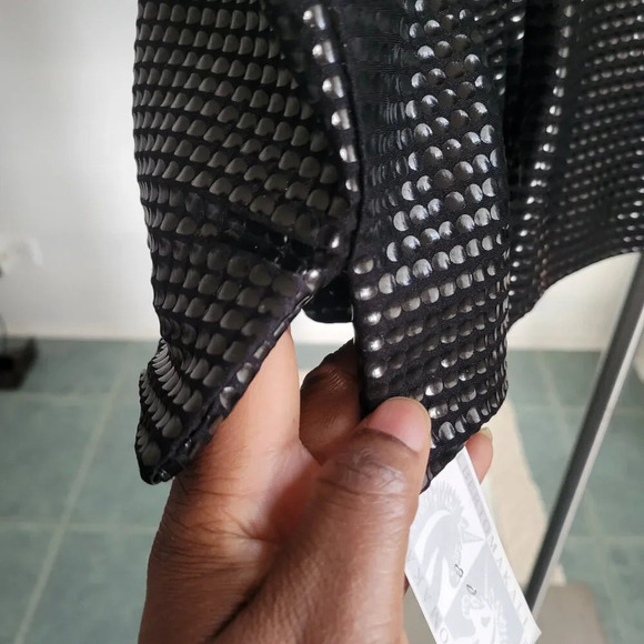 NWT - Alberto Makali Black Beaded Deluxe Jacket (Size 14) - Picture 12 of 14